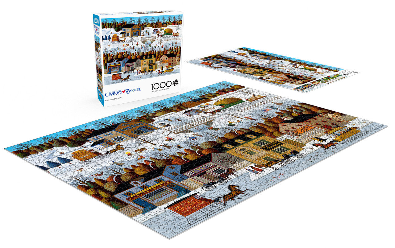 Charles Wysocki: Windjammer Canal 1000 Piece Puzzle