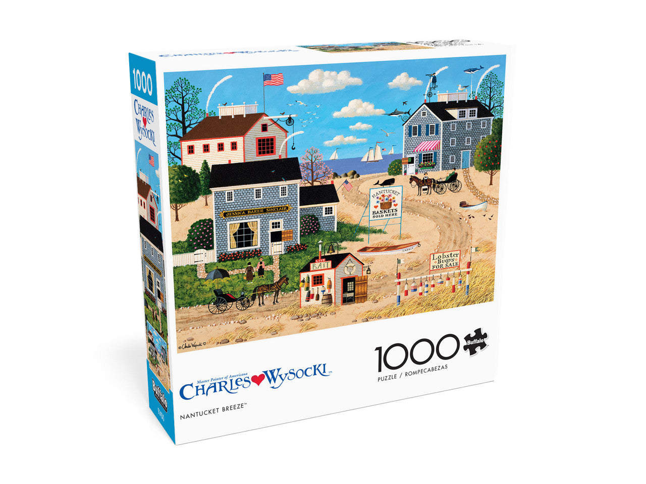 Charles Wysocki: Nantucket Breeze 1000 Piece Puzzle