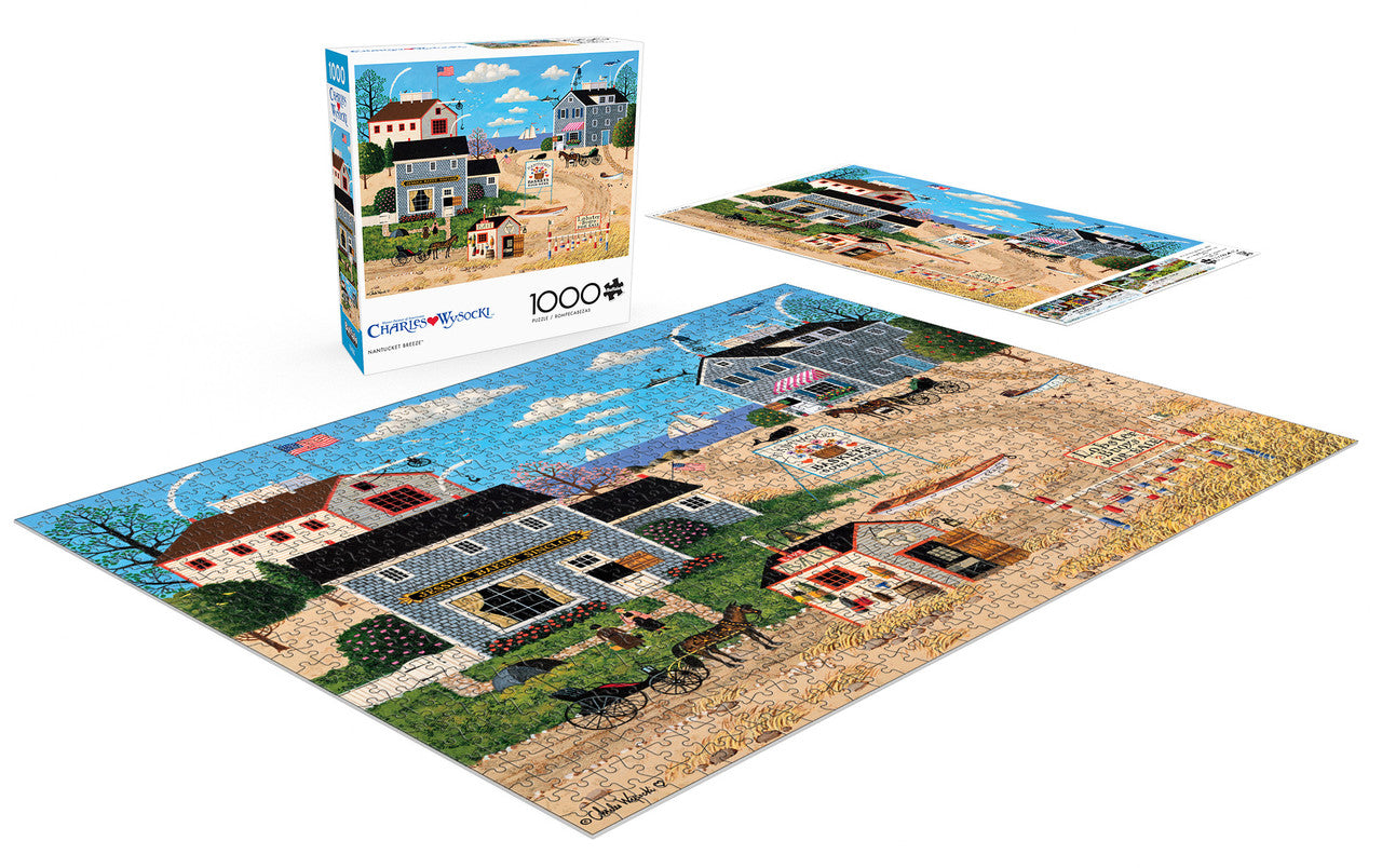 Charles Wysocki: Nantucket Breeze 1000 Piece Puzzle – Buffalo Games