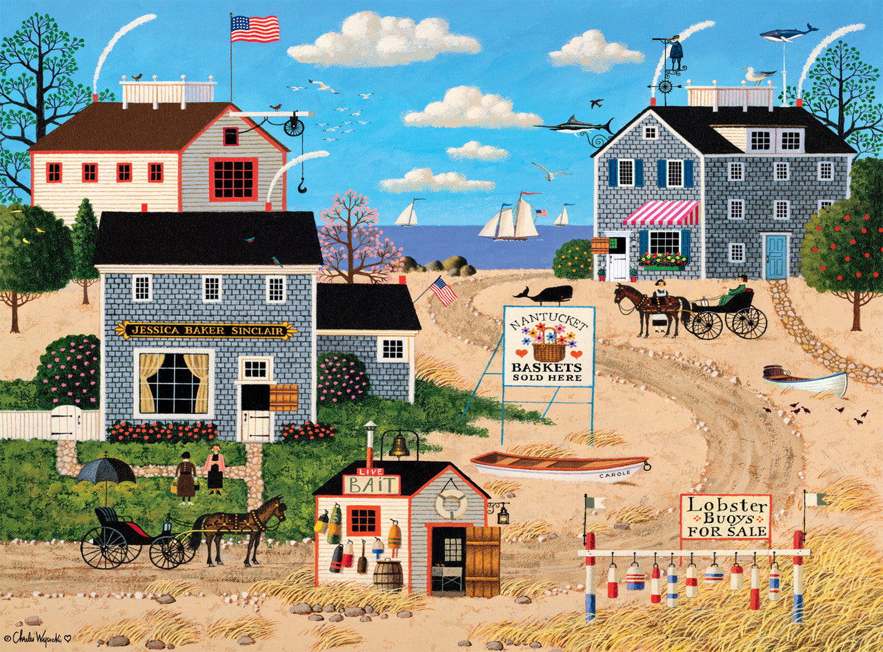 Charles Wysocki: Nantucket Breeze 1000 Piece Puzzle