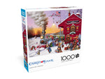 Charles Wysocki: Whistle Stop Christmas 1000 Piece Puzzle
