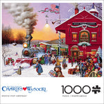 Charles Wysocki: Whistle Stop Christmas 1000 Piece Puzzle