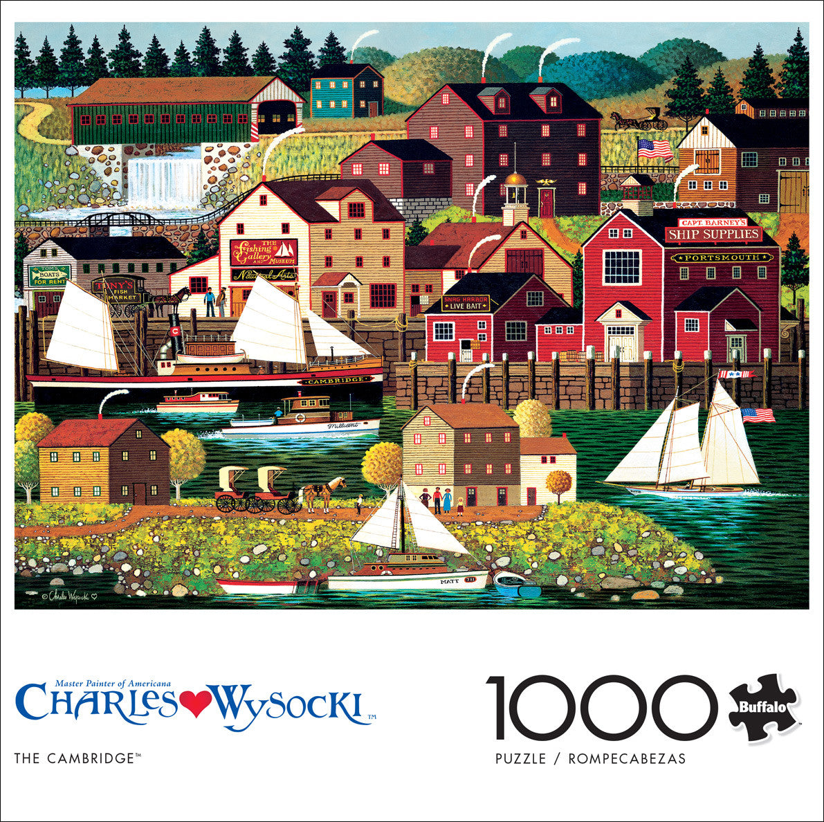 Charles Wysocki: The Cambridge 1000 Piece Puzzle