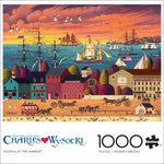 Charles Wysocki: Hoopla at the Harbor 1000 Piece Puzzle