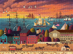 Charles Wysocki: Hoopla at the Harbor 1000 Piece Puzzle