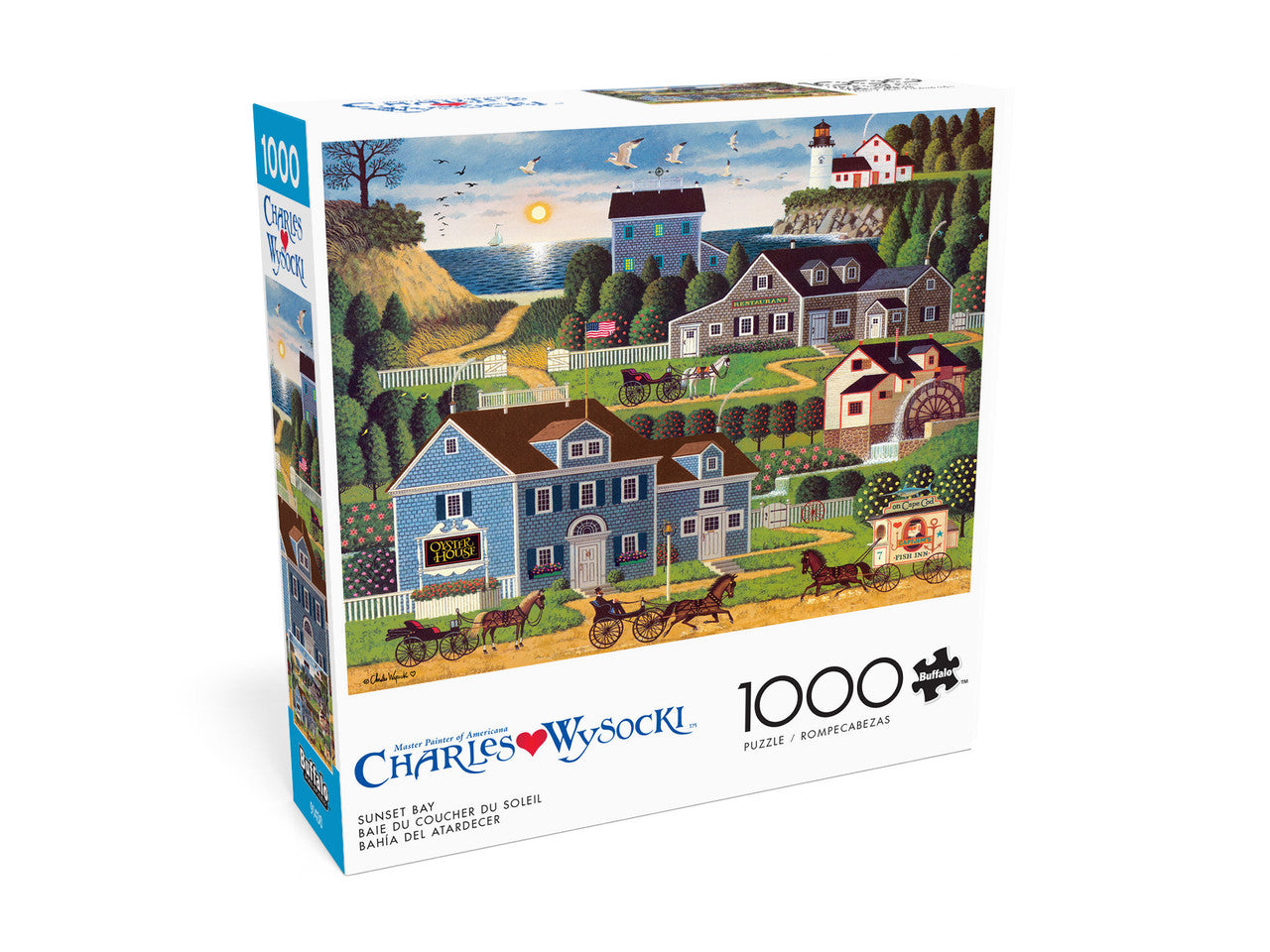 Charles Wysocki: Sunset Bay 1000 Piece Puzzle