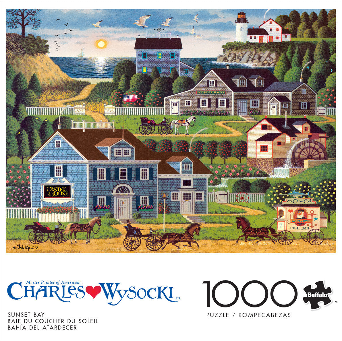 Charles Wysocki: Sunset Bay 1000 Piece Puzzle