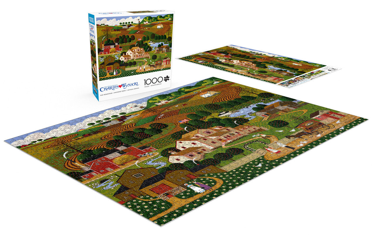 Charles Wysocki: Old Homestead 1000 Piece Puzzle