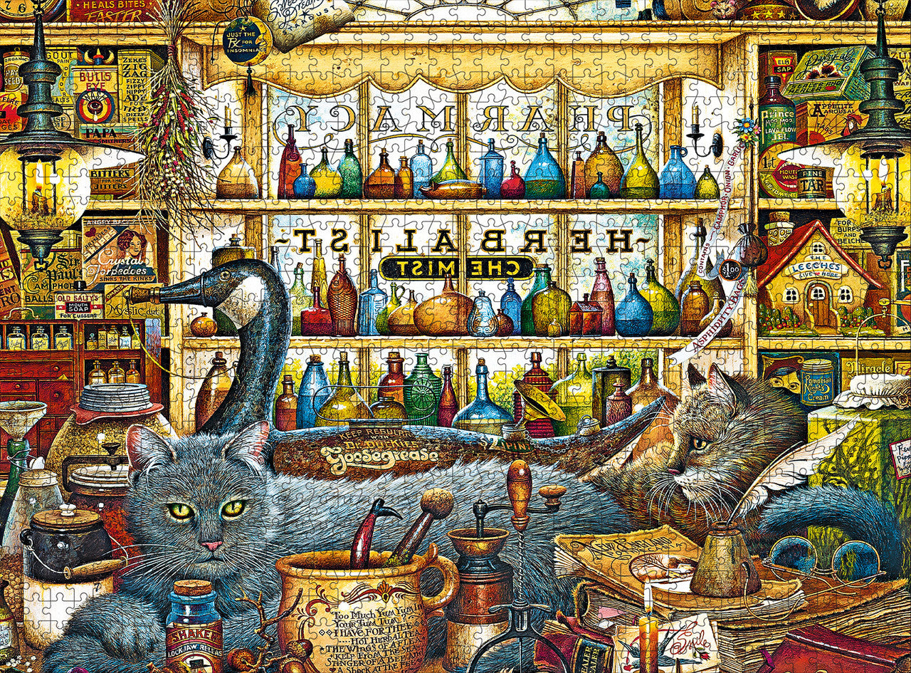 Charles Wysocki: Elmer and Loretta 1000 Piece Puzzle