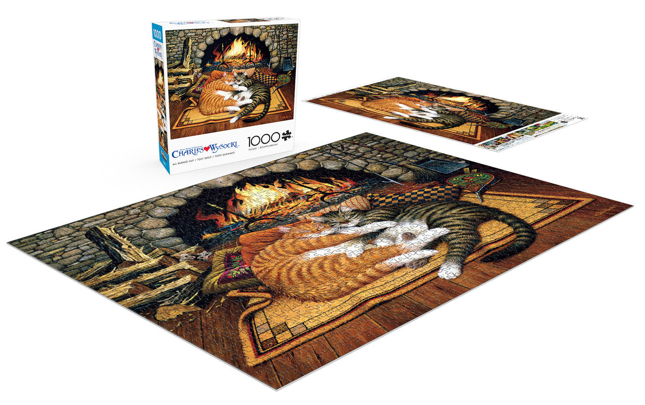 Charles Wysocki: All Burned Out 1000 Piece Puzzle