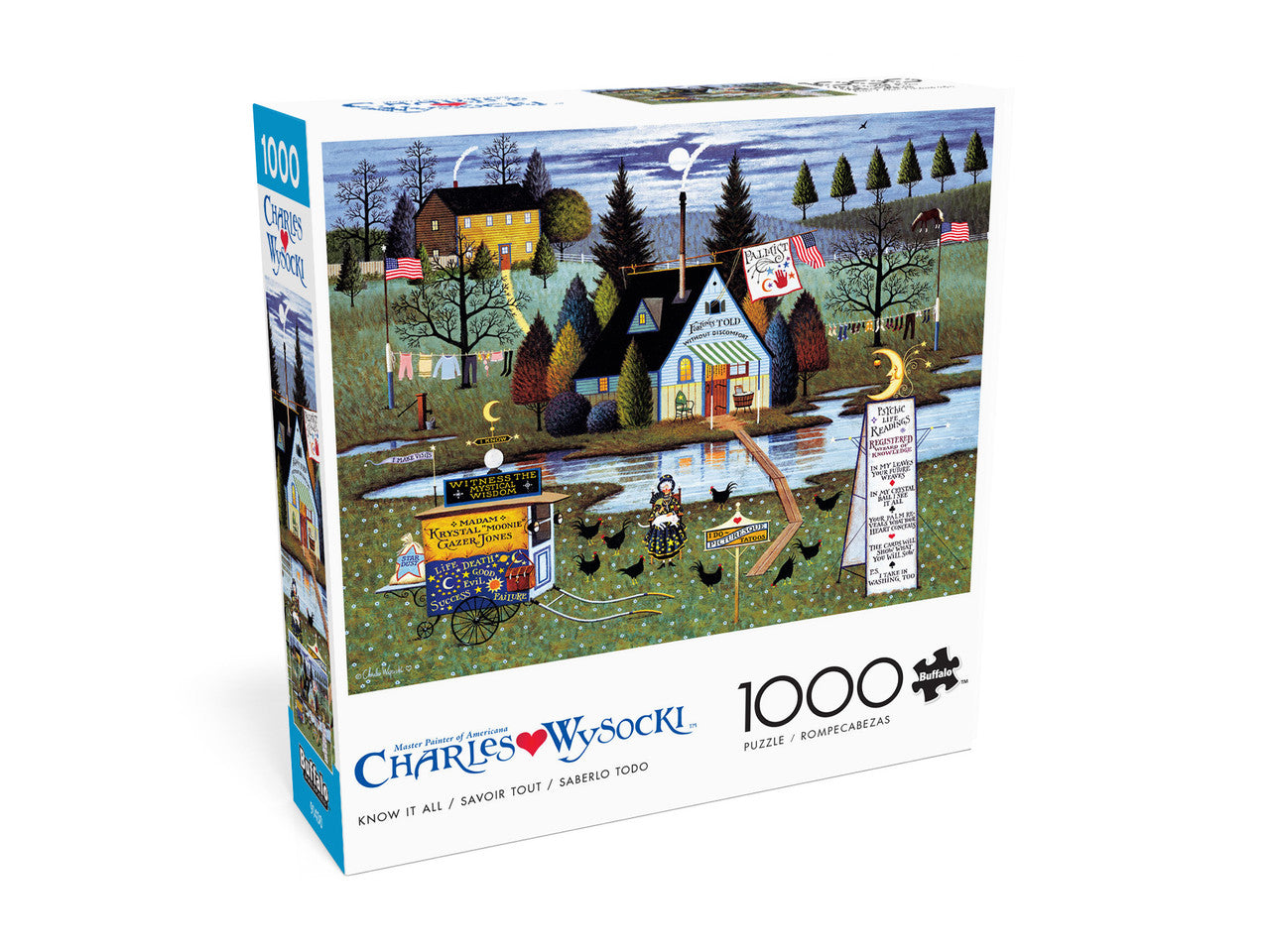 Charles Wysocki: Know it All 1000 Piece Puzzle