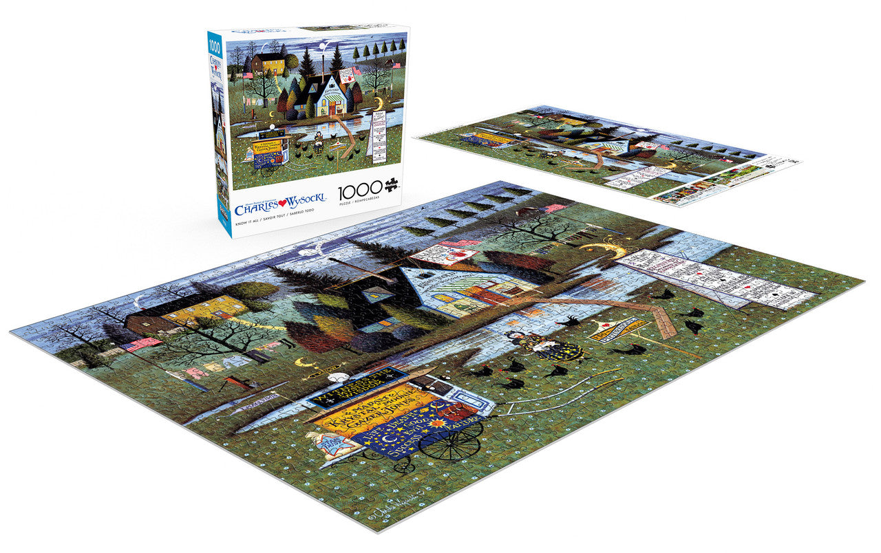 Charles Wysocki: Know it All 1000 Piece Puzzle