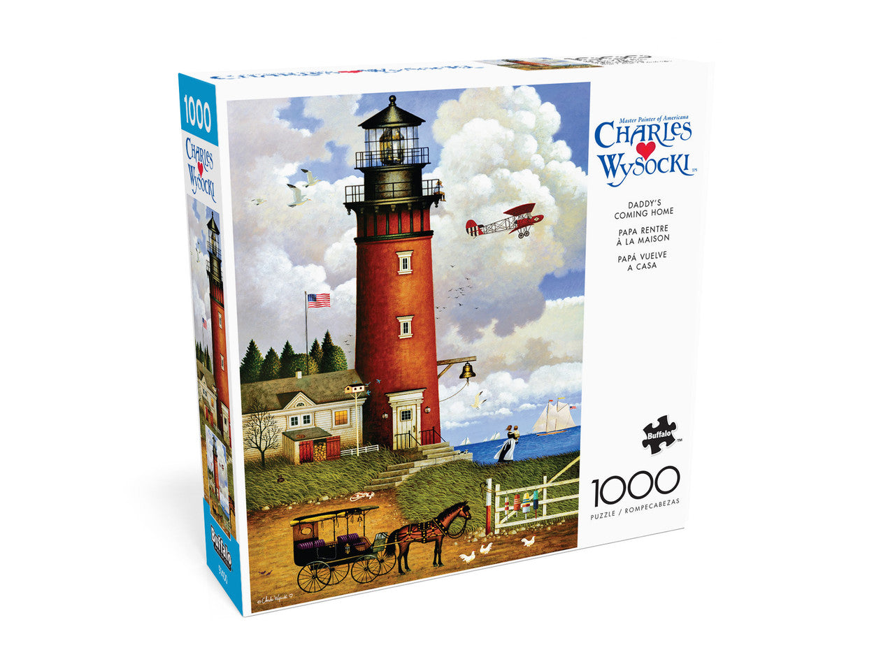 Charles Wysocki: Daddy's Coming Home 1000 Piece Puzzle