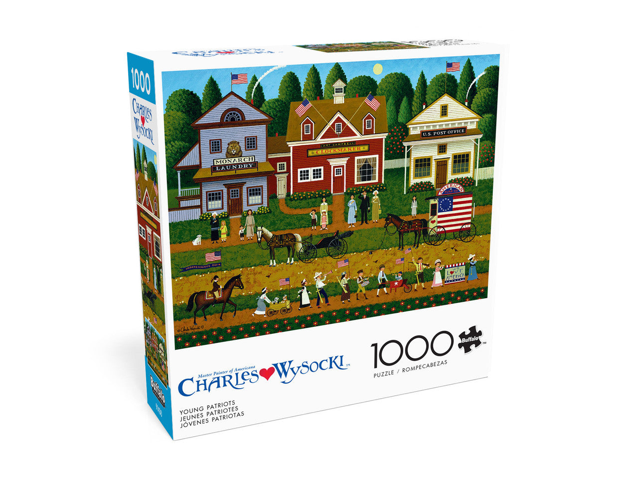 Charles Wysocki: Young Patriots 1000 Piece Puzzle