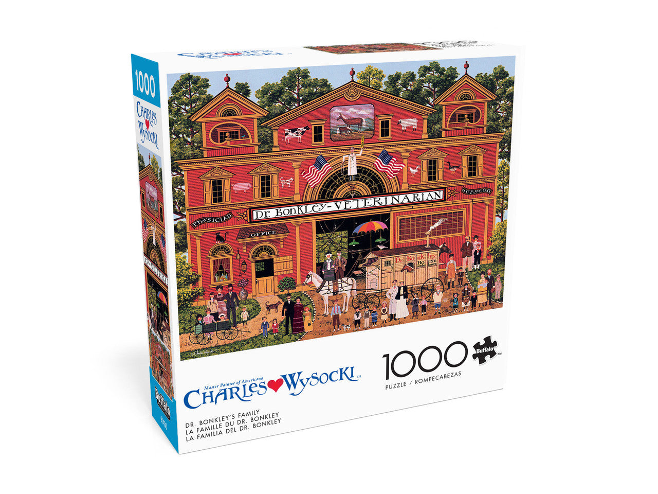 Charles Wysocki: Dr. Bonkley's Family 1000 Piece Puzzle