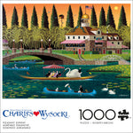 Charles Wysocki: Pleasant Sunday 1000 Piece Puzzle