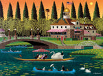 Charles Wysocki: Pleasant Sunday 1000 Piece Puzzle