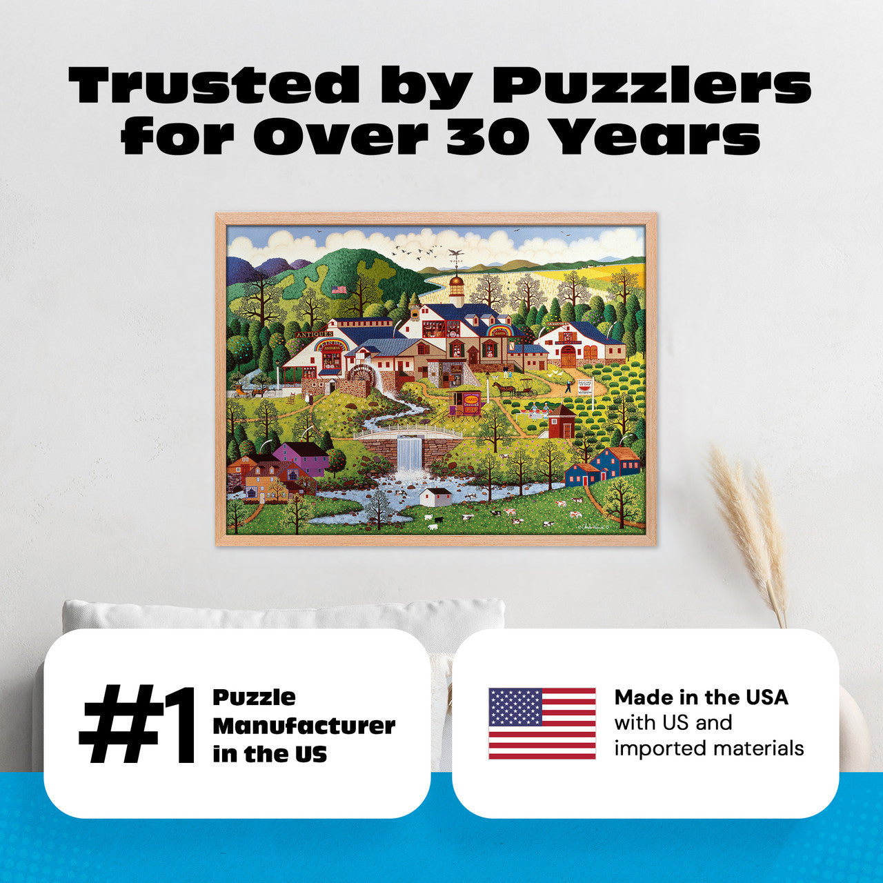 Charles Wysocki: Rainbow's End 1000 Piece Puzzle – Buffalo Games