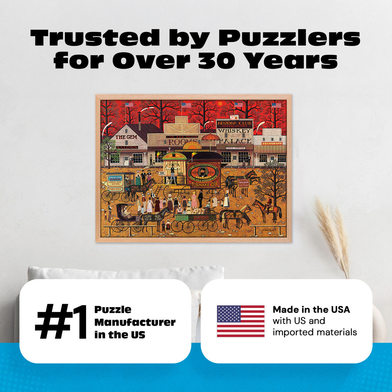 Charles Wysocki: Smooth Talker 1000 Piece Puzzle – Buffalo Games