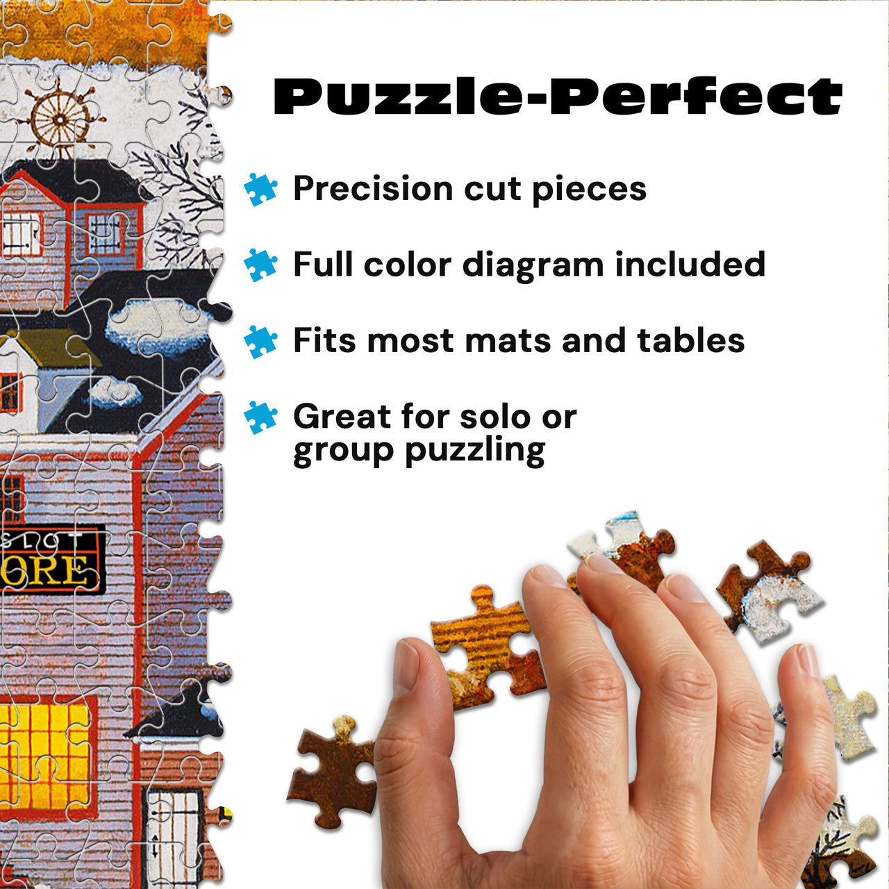 Charles Wysocki: Gifts, Antiques, Cakes 1000 Piece Puzzle
