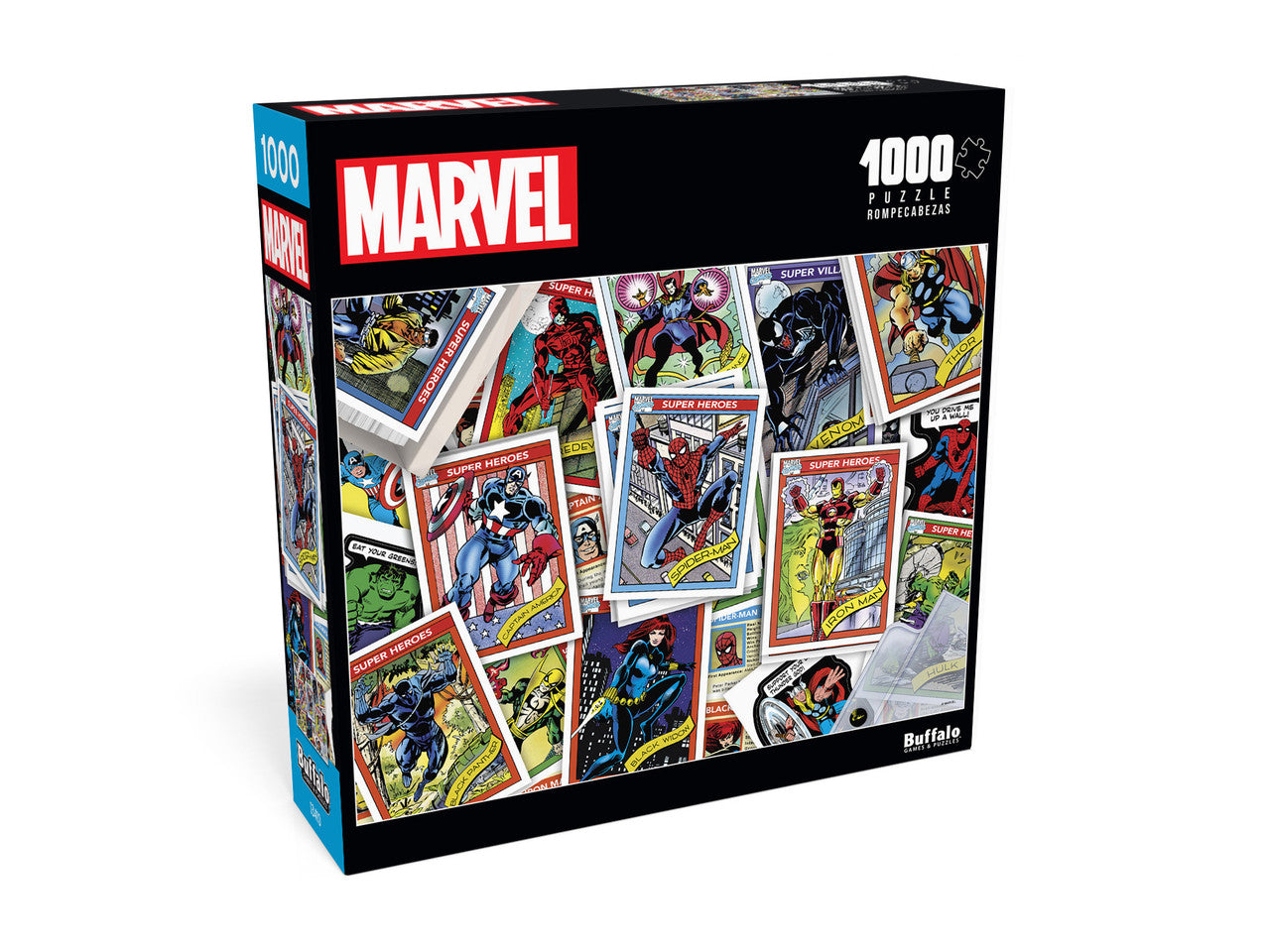 Collage: Marvel Trading Cards 1000 Piece Puzzle