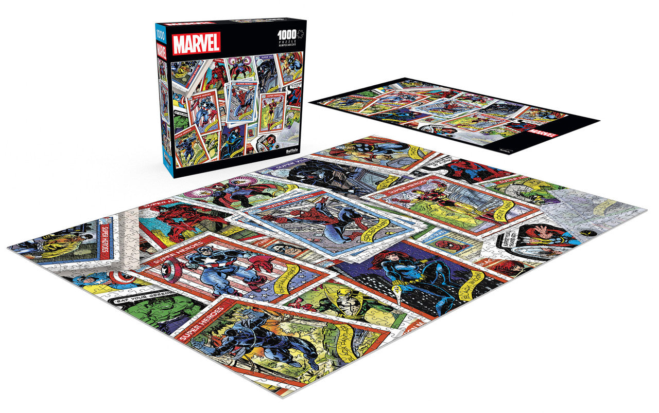 Collage: Marvel Trading Cards 1000 Piece Puzzle