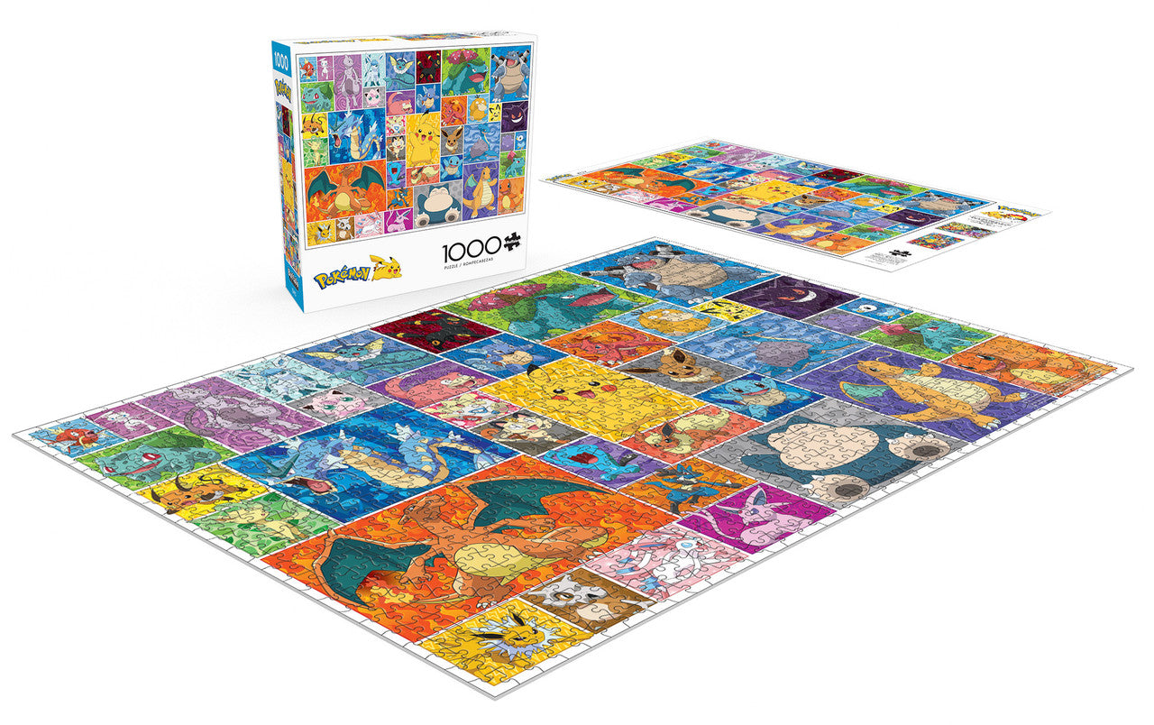 Collage: Pokemon Frames 1000 Piece Puzzle