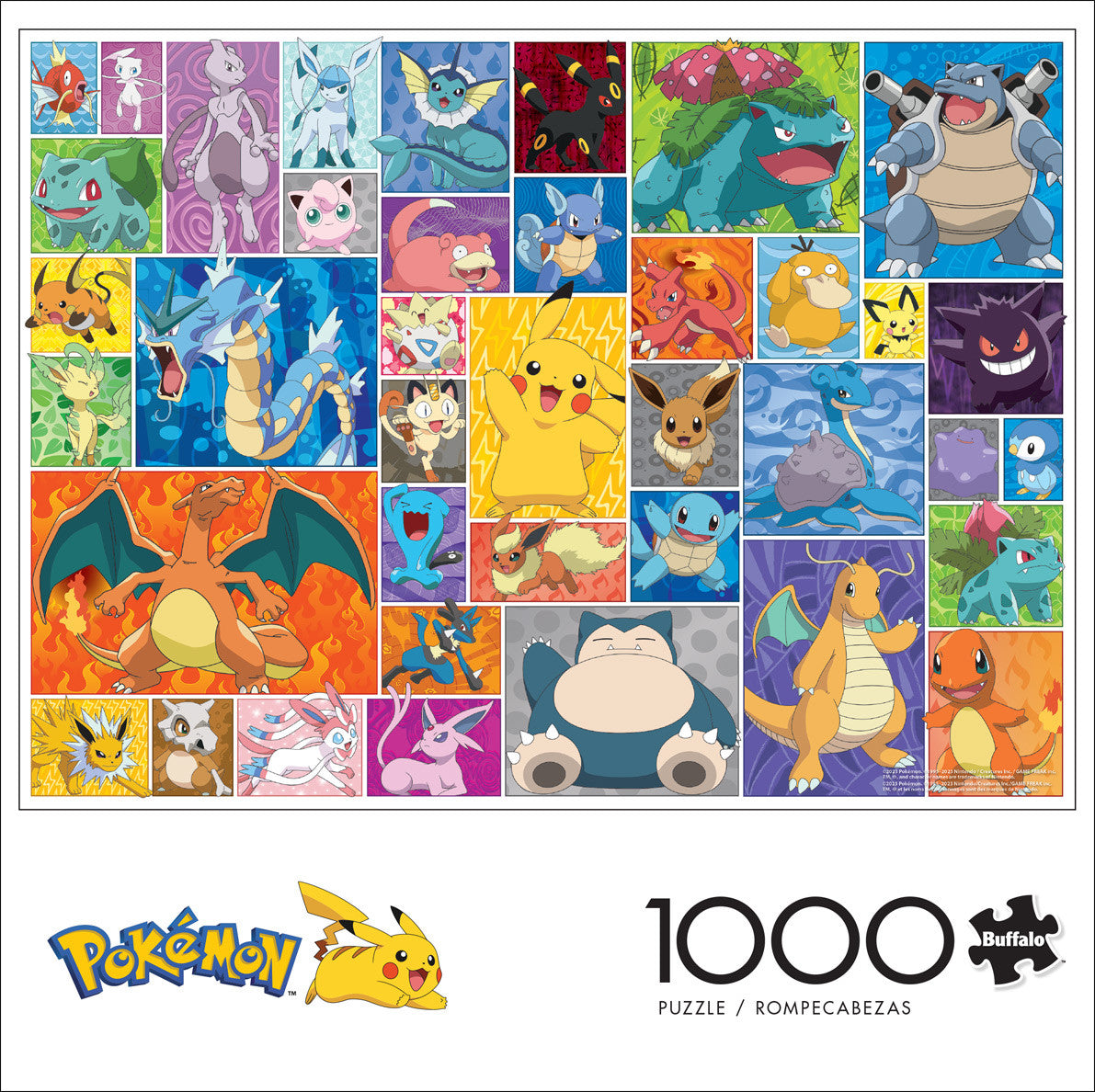 Collage: Pokemon Frames 1000 Piece Puzzle