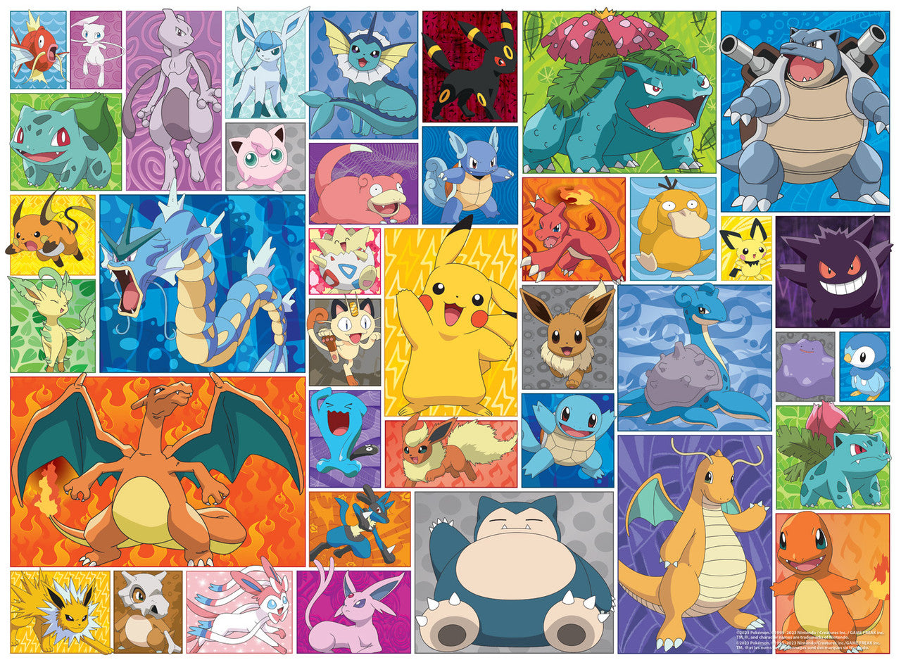 Collage: Pokemon Frames 1000 Piece Puzzle