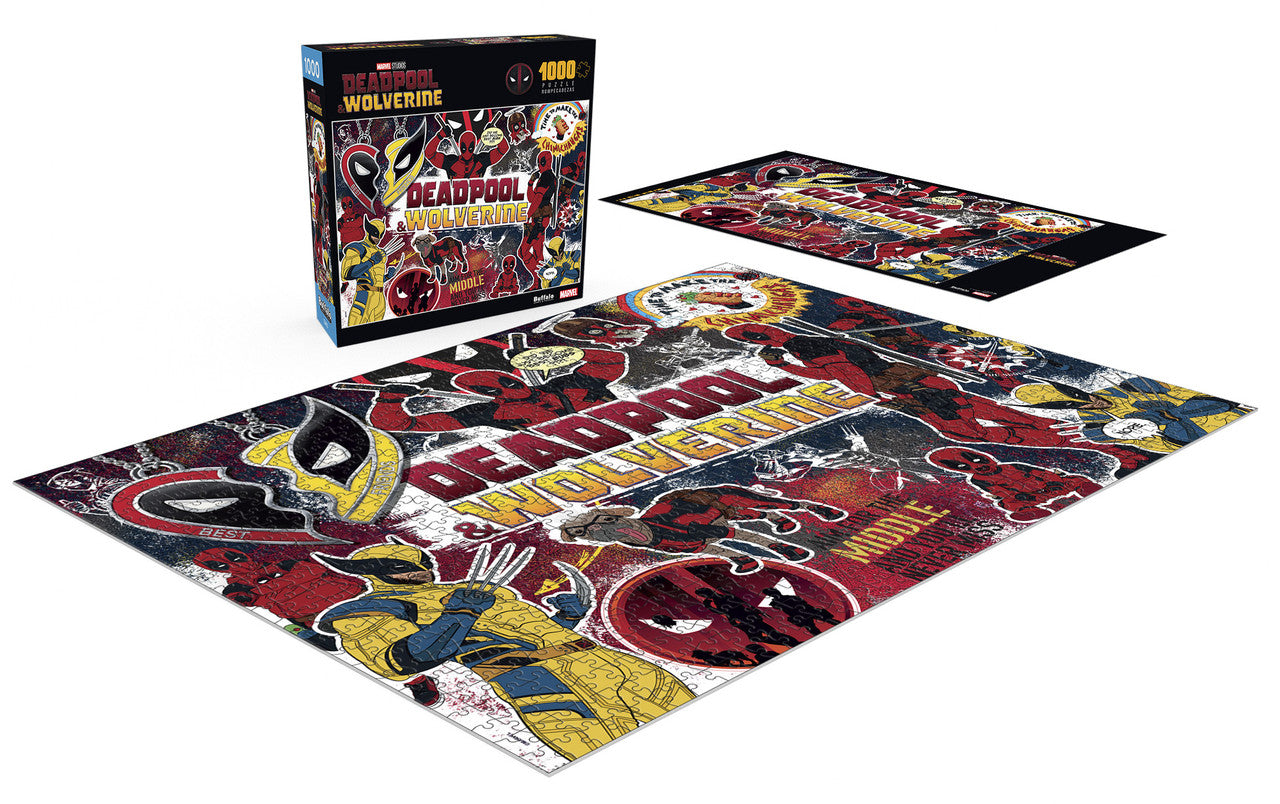 Collage: Marvel - Deadpool & Wolverine 1000 Piece Puzzle