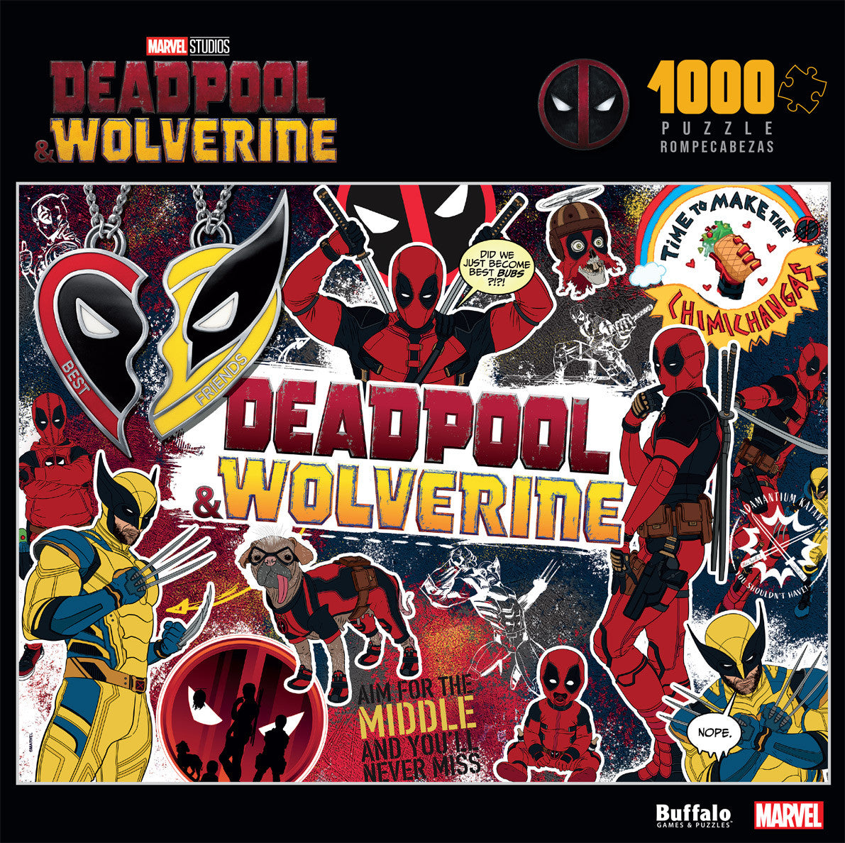 Collage: Marvel - Deadpool & Wolverine 1000 Piece Puzzle