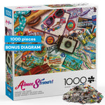 Aimee Stewart Vintage USA Travel 1000 Piece Puzzle
