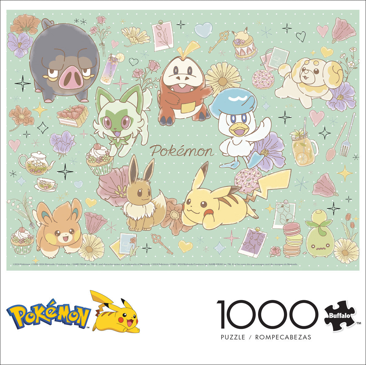Pokémon Flower Cafe 1000 Piece Puzzle