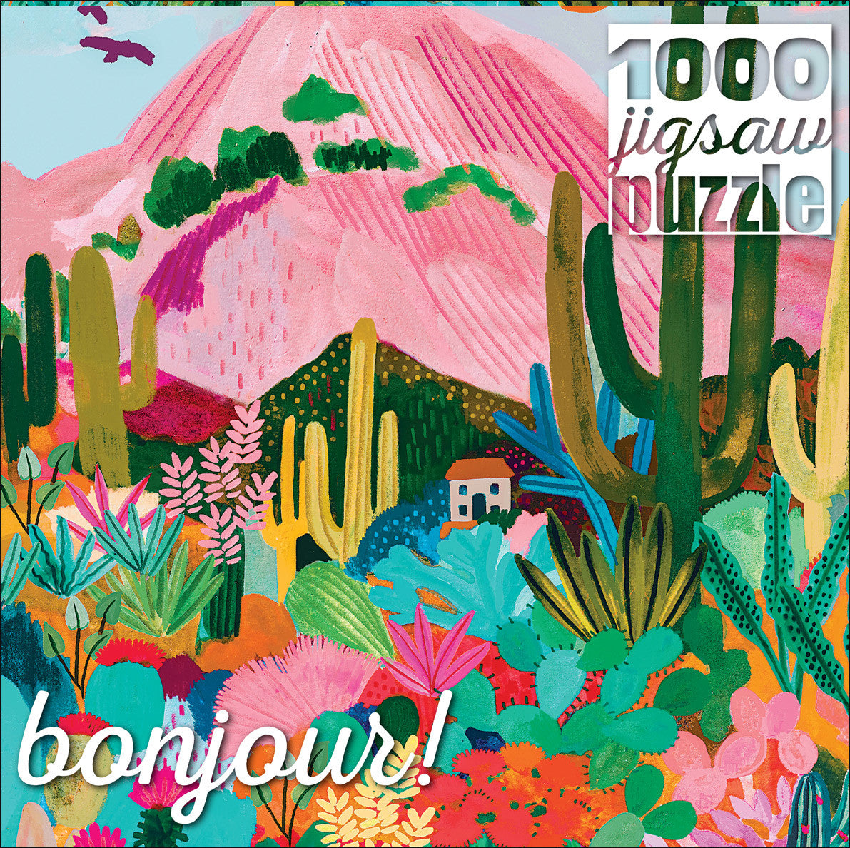 Bonjour: Cactus Mountain AZ 1000 Piece Puzzle