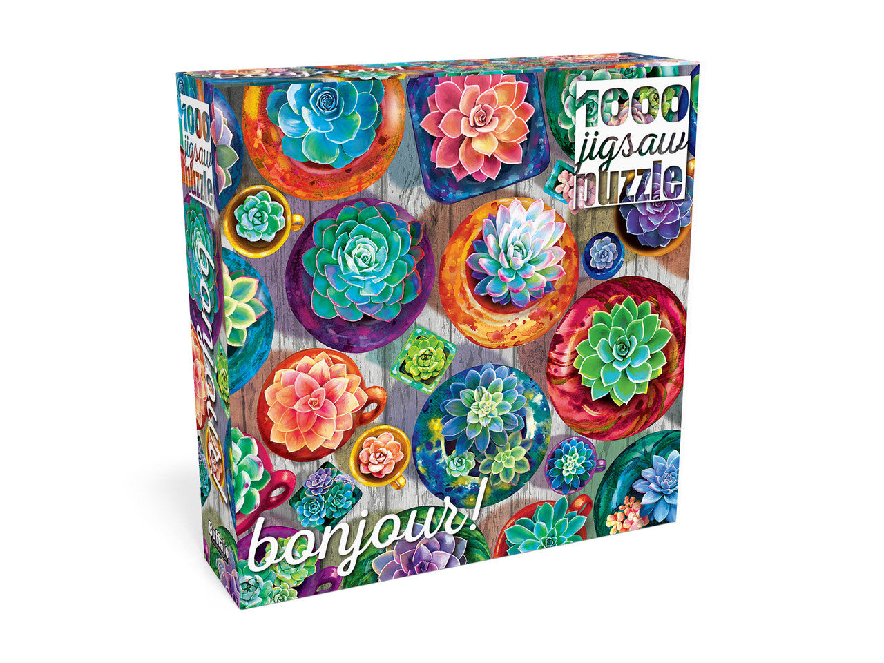 Bonjour: Succulent Selection 1000 Piece Puzzle