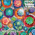 Bonjour: Succulent Selection 1000 Piece Puzzle