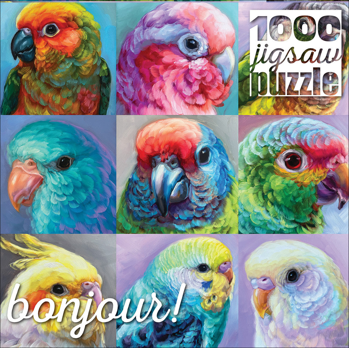 Bonjour: Parrot Perfection 1000 Piece Puzzle