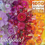 Bonjour: Gradient Flora 1000 Piece Puzzle