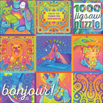 Bonjour: Neon Collage 1000 Piece Puzzle