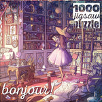 Bonjour: Witch's Library 1000 Piece Puzzle