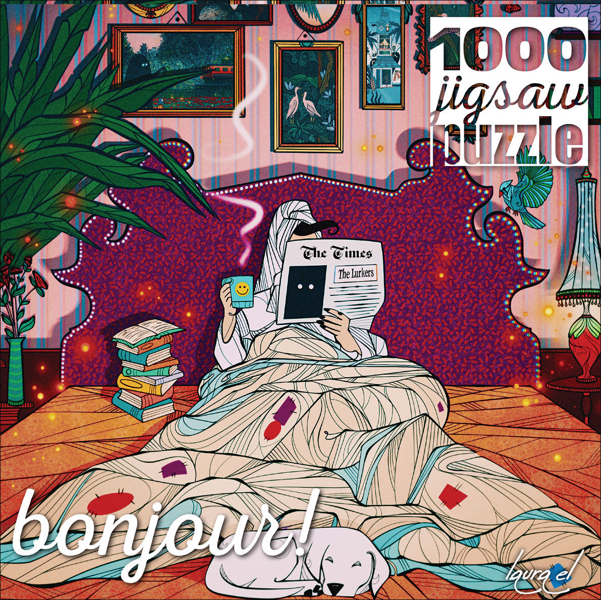 Bonjour: Under the Covers 1000 Piece Puzzle