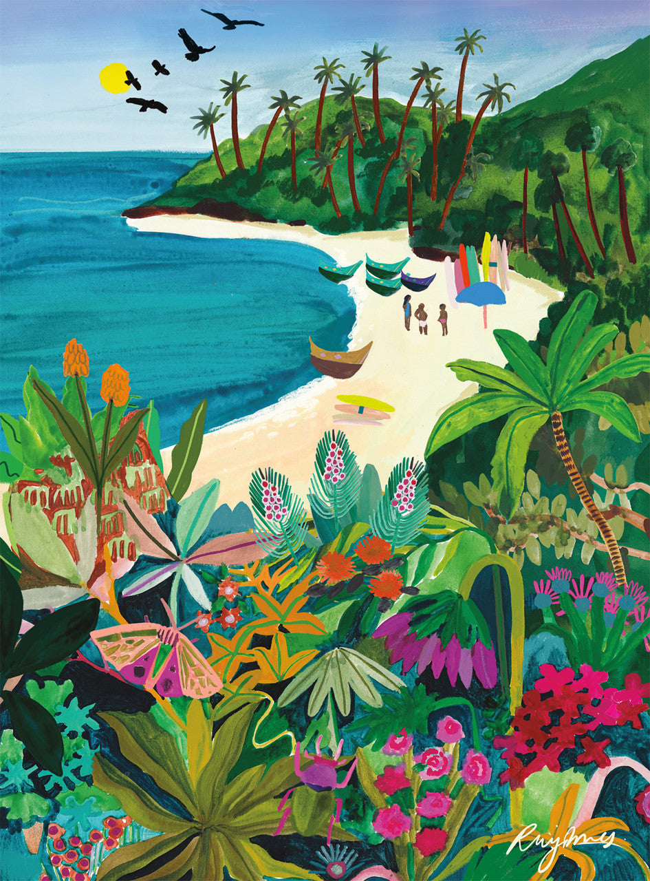 Bonjour: Beach Butterfly 1000 Piece Puzzle