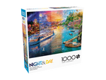 Night & Day: Day to Night Canal 1000 Piece Puzzle