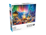 Lars Stewart: Winter's Night Bonfire 1000 Piece Puzzle