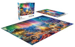 Lars Stewart: Winter's Night Bonfire 1000 Piece Puzzle