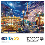 Night & Day: Dazzling Paris 1000 Piece Puzzle