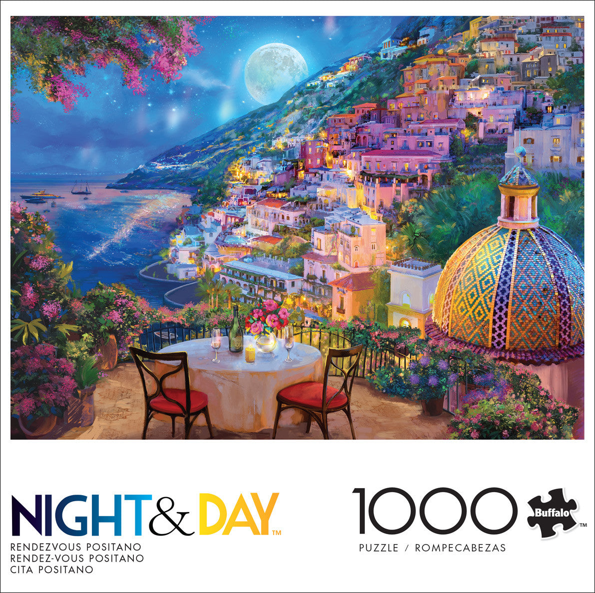 Night & Day: Rendezvous Positano 1000 Piece Puzzle