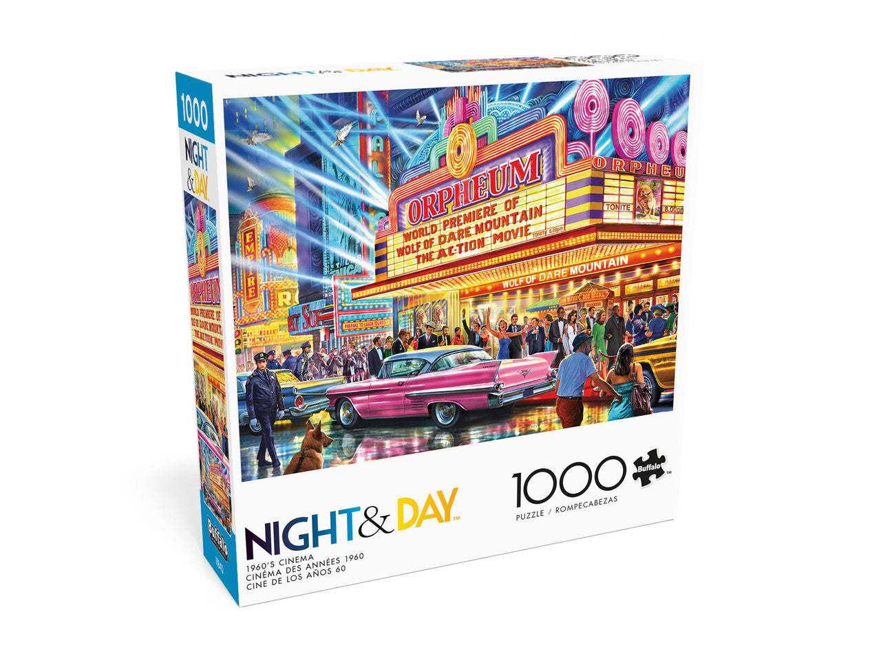Night & Day: 1960's Cinema 1000 Piece Puzzle