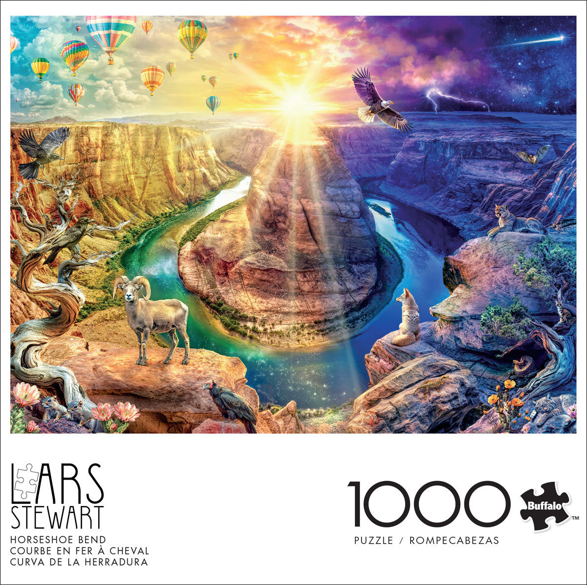 Lars Stewart: Horseshoe Bend 1000 Piece Puzzle