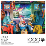 Lars Stewart: Night & Day: Iceland Train Journey 1000 Piece Puzzle